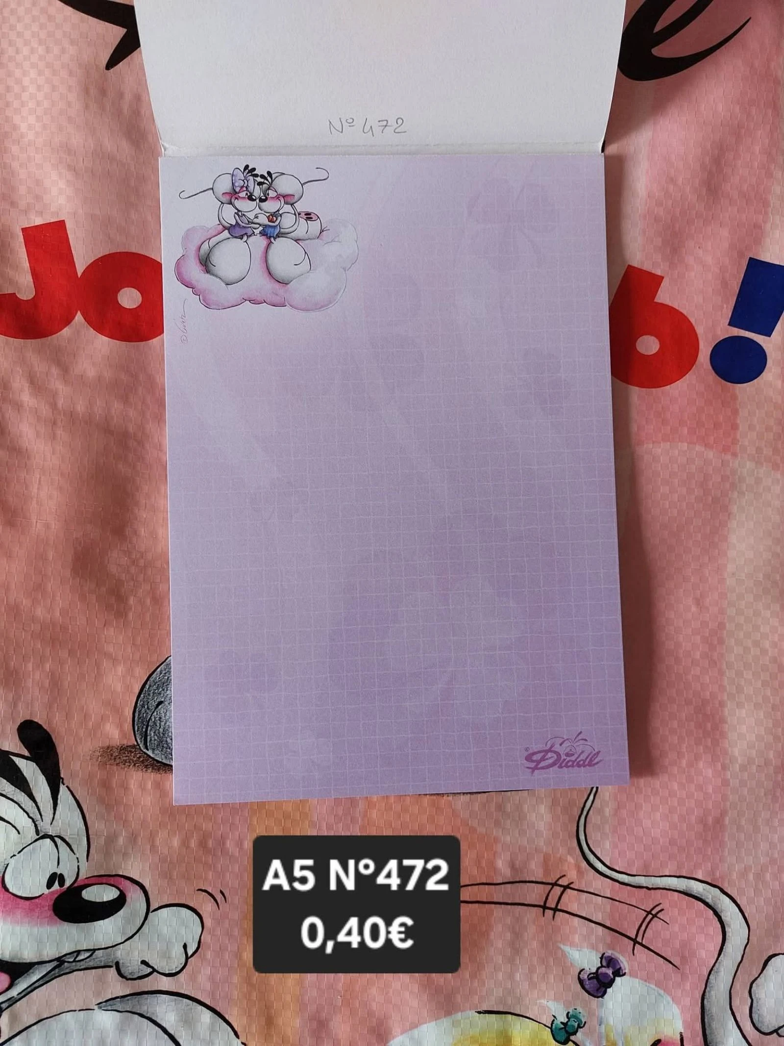 1 feuilles diddl A5 N°472